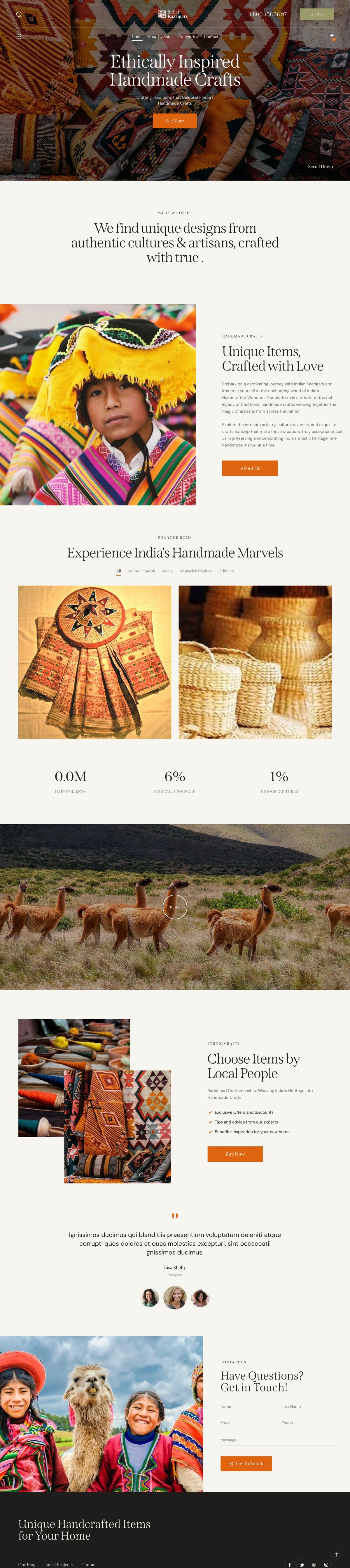 Full archived homepage of IndianKaarigars (via Virusha Technologies)