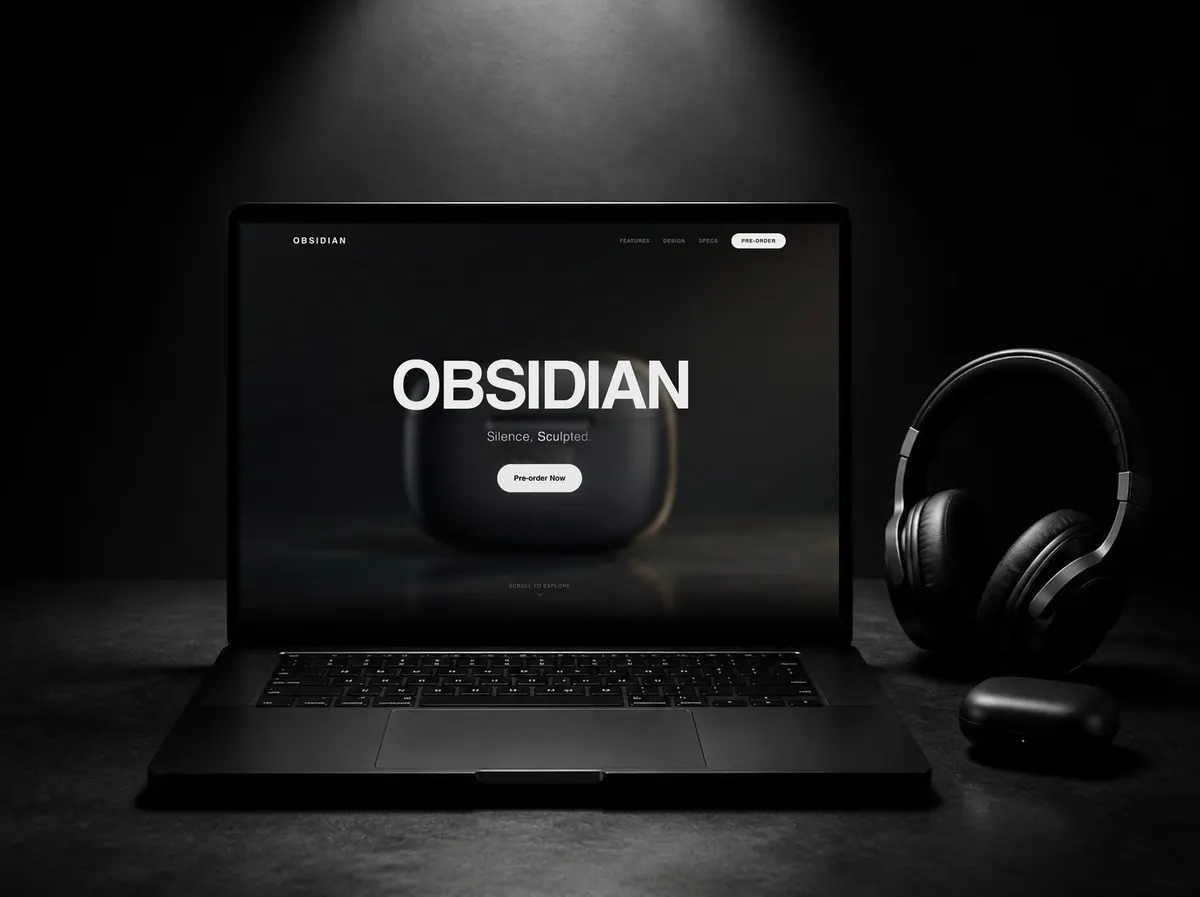 Concept build website mockup
