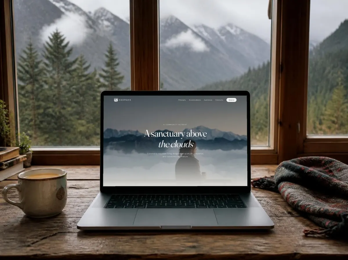 Vaatalya website mockup